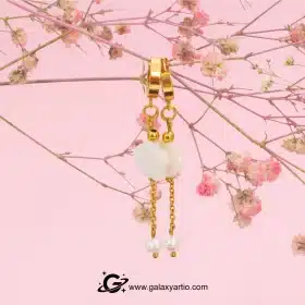 گوشواره صدف و استیل