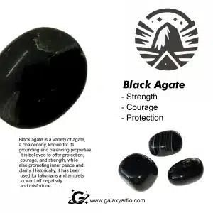 سنگ عقیق سیاه