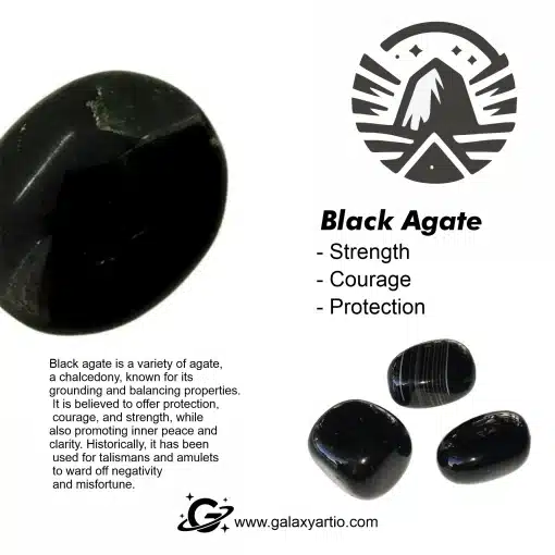 سنگ عقیق سیاه