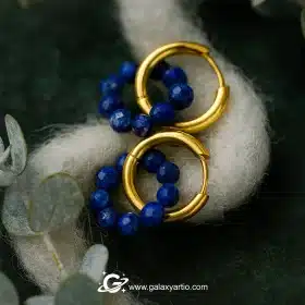 گوشواره سنگ لاجورد