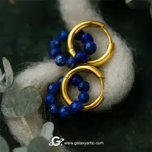 گوشواره سنگ لاجورد