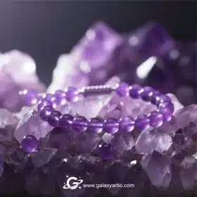 دستبند سنگ آمیتیست