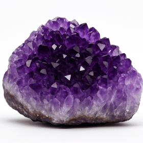 سنگ آمیتیست بنفش طبیعی مناسب مدیتیشن و آرامش ذهن.