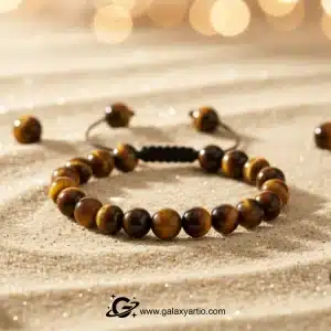 دستبند سنگ چشم ببر