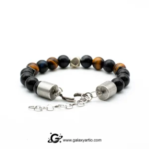 دستبند سنگ و نقره زنیت