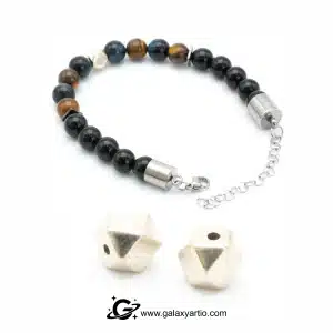 دستبند سنگ و نقره زنیت