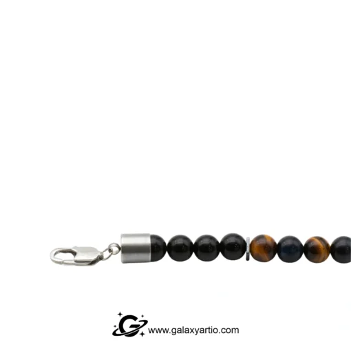 دستبند سنگ و نقره زنیت