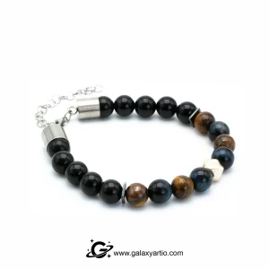 دستبند سنگ و نقره زنیت