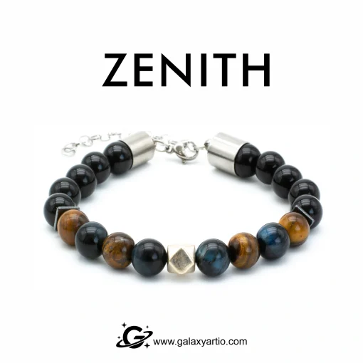 دستبند سنگ و نقره زنیت