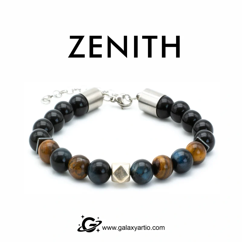 دستبند سنگ و نقره زنیت