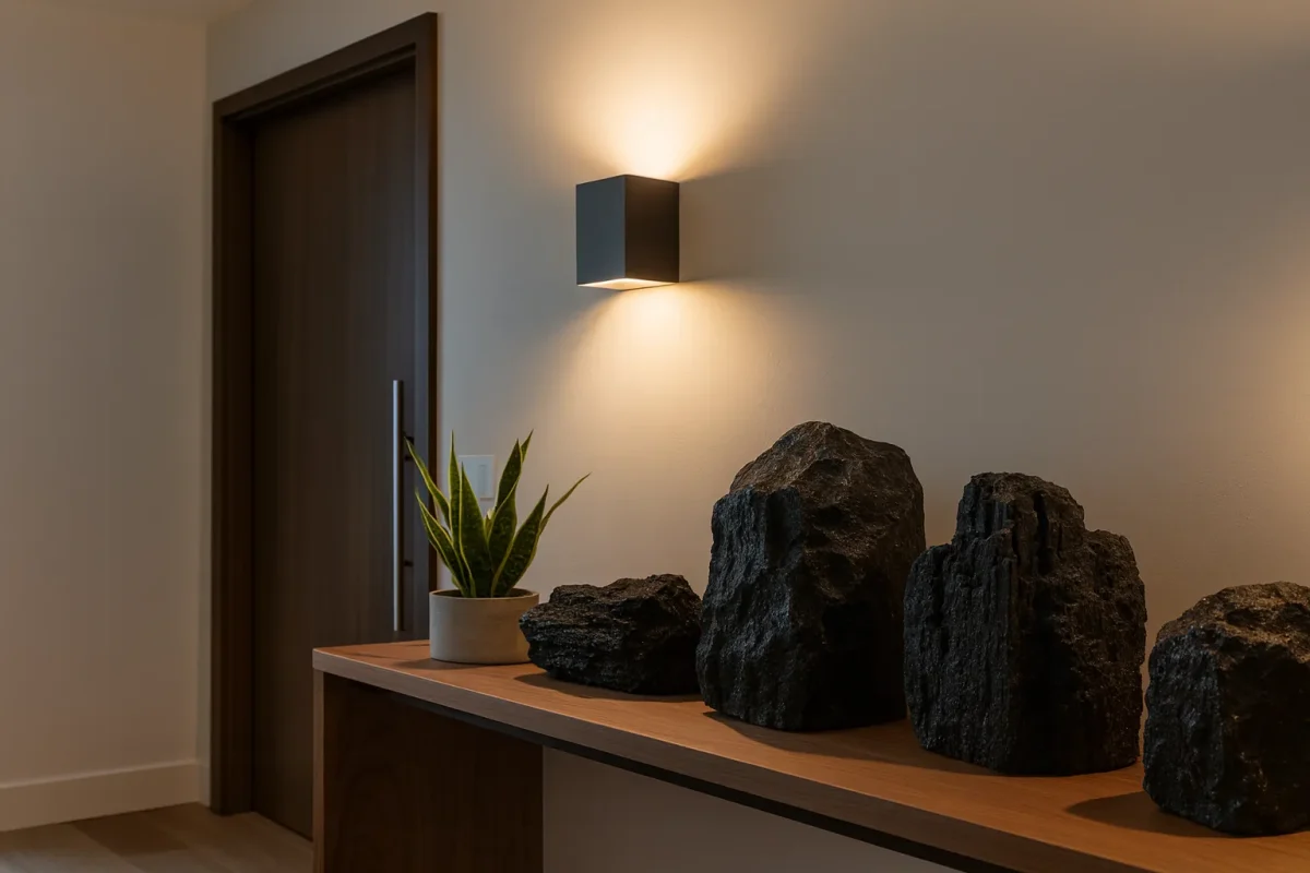 سنگ تورمالین سیاه به عنوان سنگ انرژی بخش محافظ در ورودی خانه