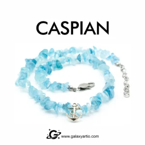 گردنبند سنگ و نقره کاسپین