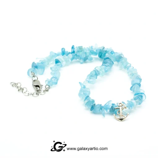 گردنبند سنگ و نقره کاسپین