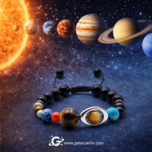 دستبند نقره سیارات