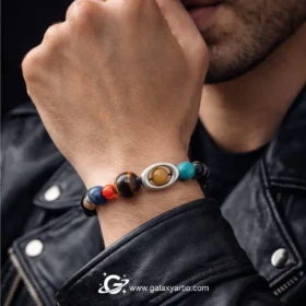 دستبند نقره سیارات