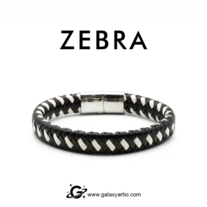 دستبند چرمی زبرا