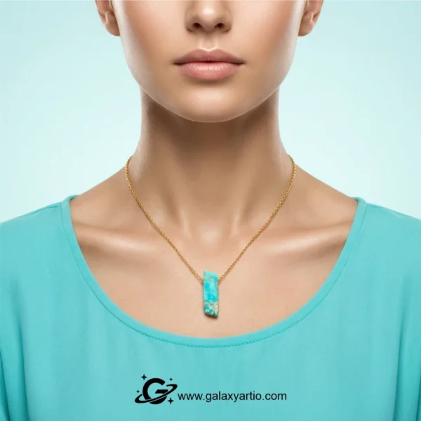 گردنبند سنگی پسیفیک