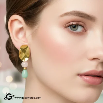 گوشواره سنگی پاستل