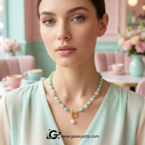 گردنبند سنگی پاستل
