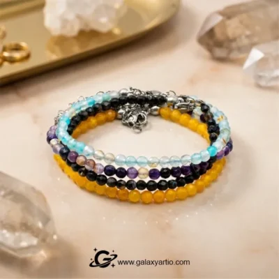 پابند سنگ عقیق تراش جواهری