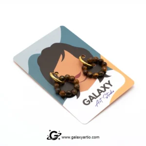 گوشواره چشم ببر جواهری