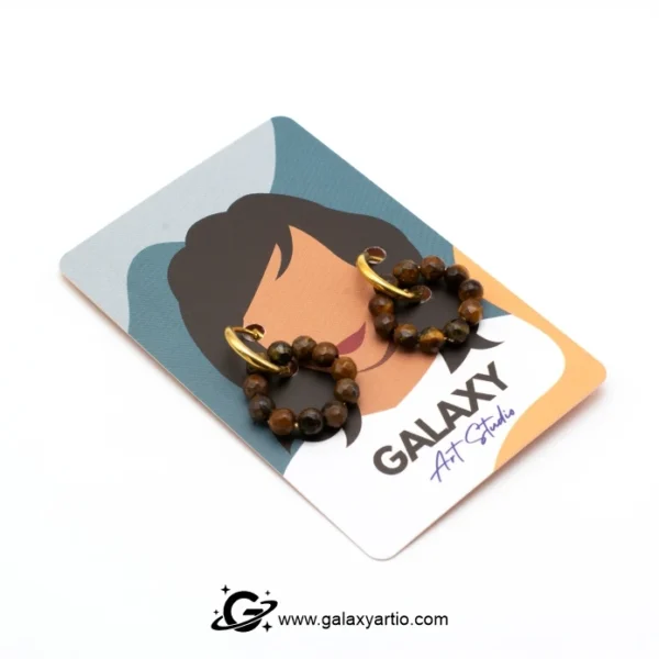گوشواره چشم ببر جواهری